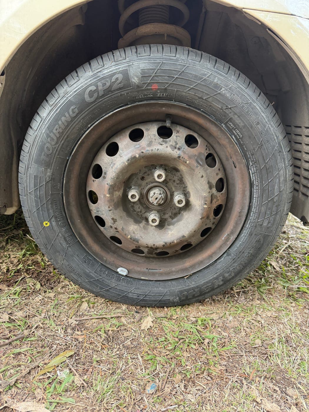 New tyre fitted to a Nissan Pulsar in Bargo by Top Tier Mobile Tyres