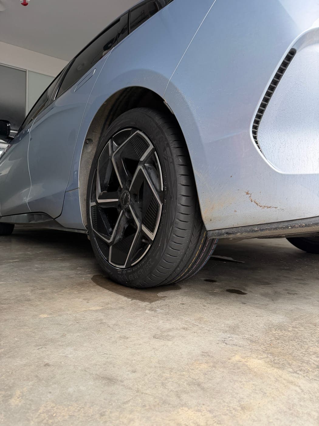 New rear tyre fitted to a BYD in Denham Court by Top Tier Mobile Tyres