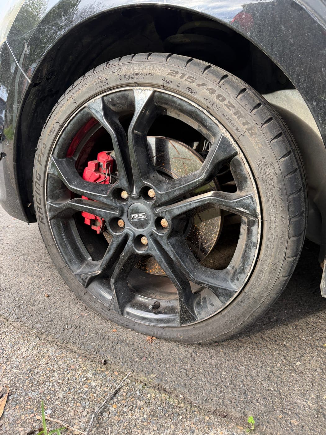 Worn, flat Renault tyre before replacement in Penrith